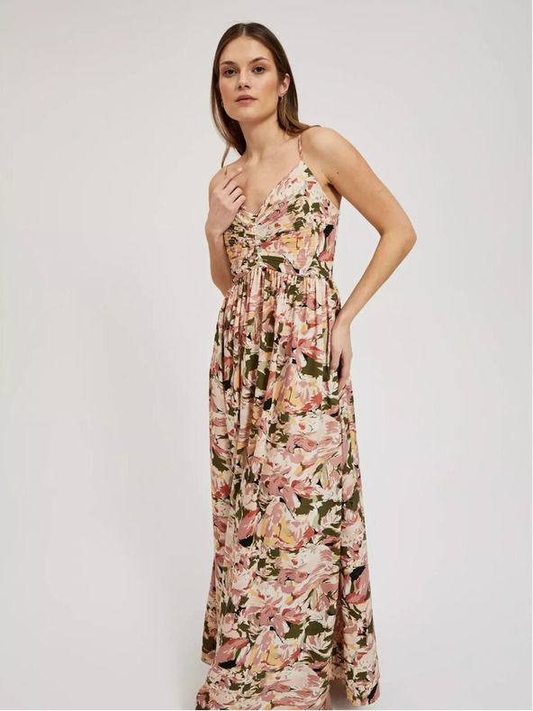 Moodo Altrosa gemustertes Kleid Moodo