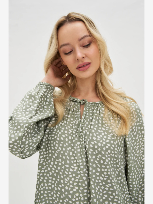Moodo Damen grünes Kleid Moodo