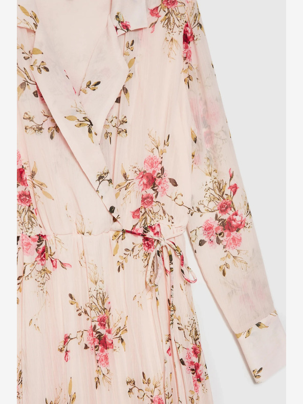 Moodo Moodo Damen Kleid mit Blumenmuster