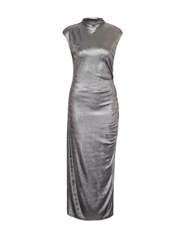 Orsay Silbernes Damen-Midikleid ORSAY