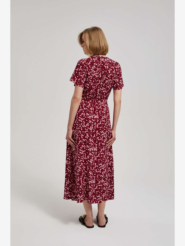 Moodo Dunkelrosa Maxikleid Moodo