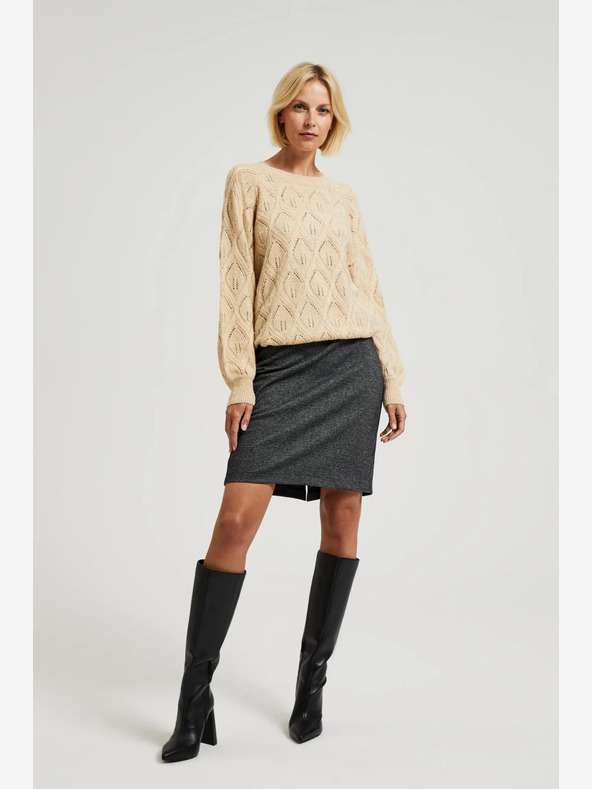 Moodo Moodo Beige Damen Pullover