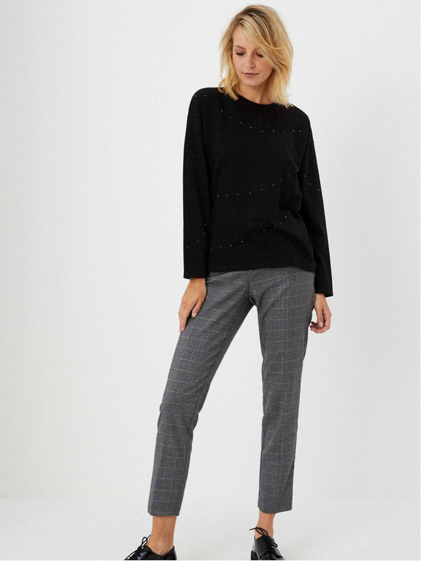 Moodo Schwarzer Damenpullover Moodo