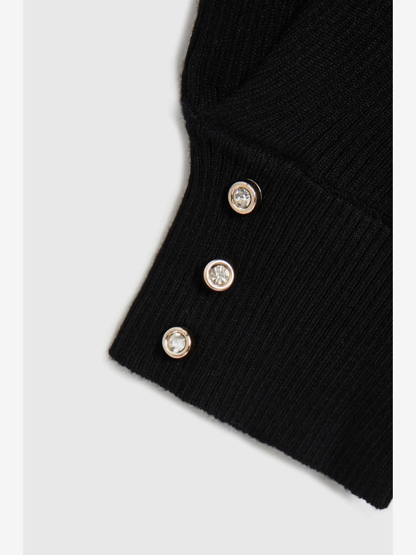 Moodo Schwarzer Damenpullover Moodo