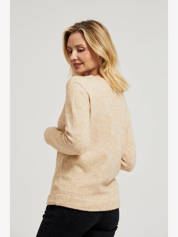 Moodo Moodo Beige Damen Pullover