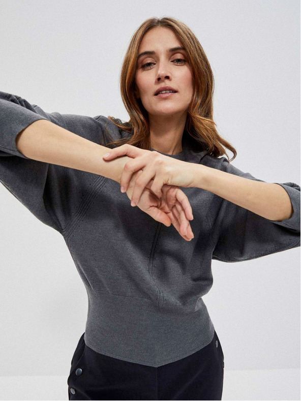 Moodo Moodo Grau Damen Pullover