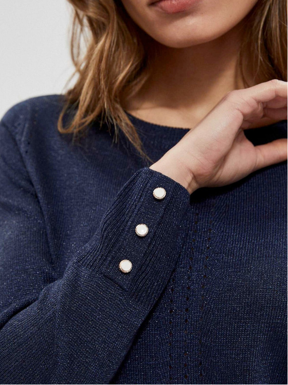 Moodo Dunkelblauer Damenpullover von Moodo