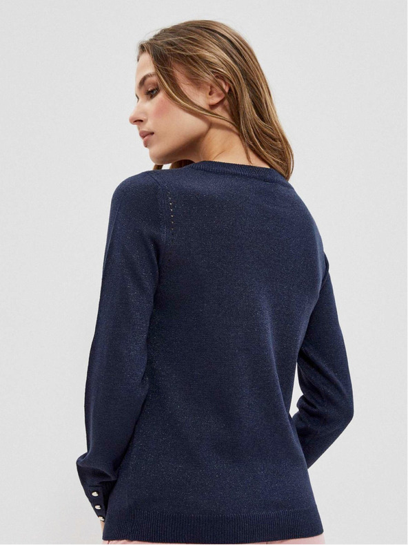 Moodo Dunkelblauer Damenpullover von Moodo