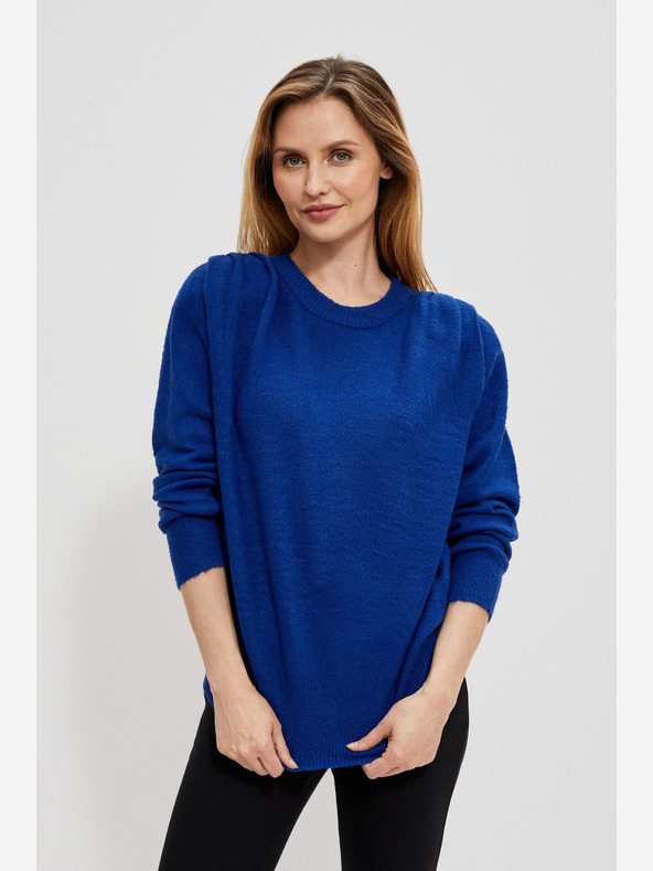 Moodo Blauer Damen Pullover Moodo