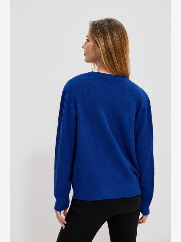 Moodo Blauer Damen Pullover Moodo