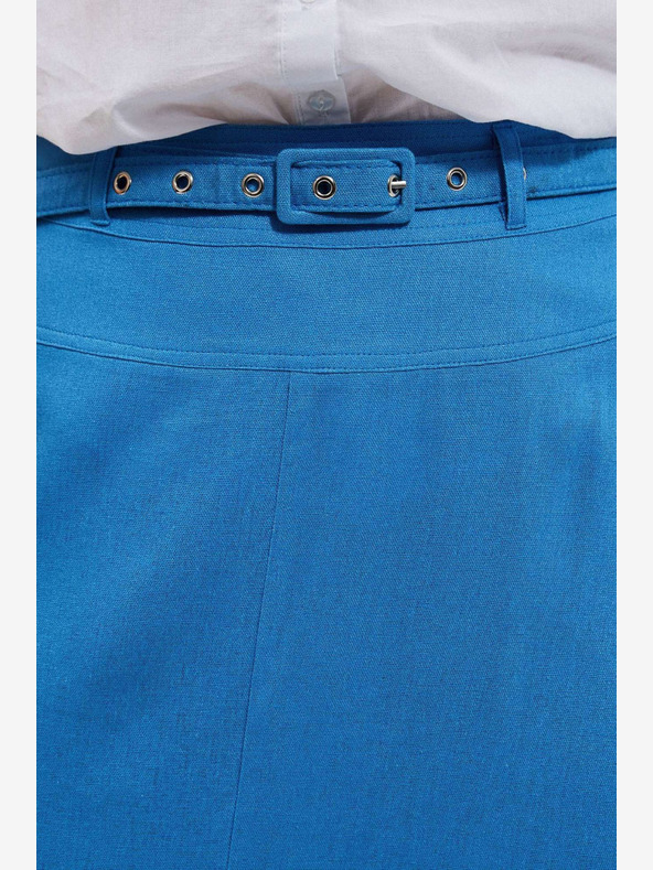 Moodo Blauer Damenrock Moodo