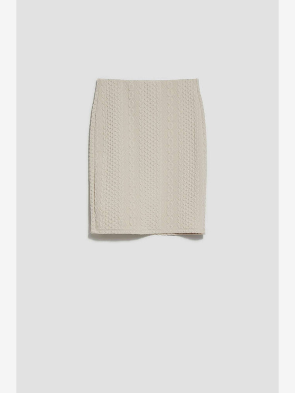 Moodo Moodo Beige Damenrock