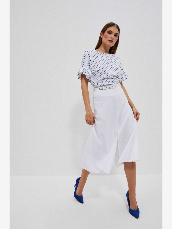 Moodo Weißer Damen-Rock Moodo