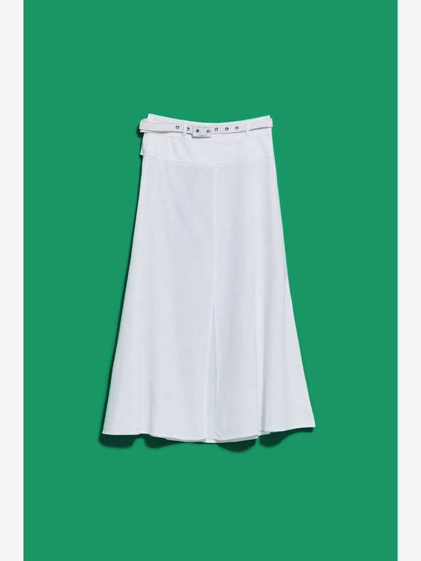 Moodo Weißer Damen-Rock Moodo