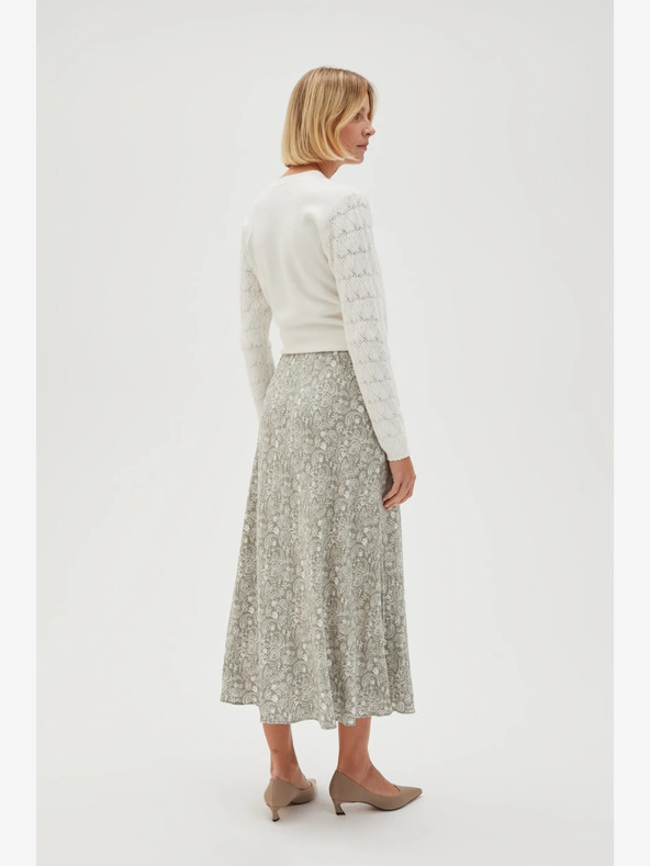 Moodo Grün-weiß gemusterter Rock von Moodo für Damen