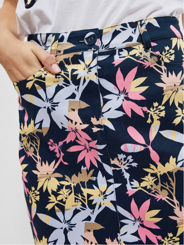 Moodo Moodo Damen-Rock mit Blumenmuster