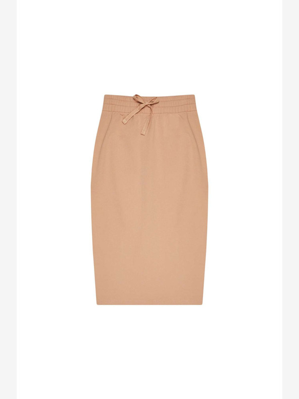 Moodo Beige Damen-Sweatpants-Rock Moodo