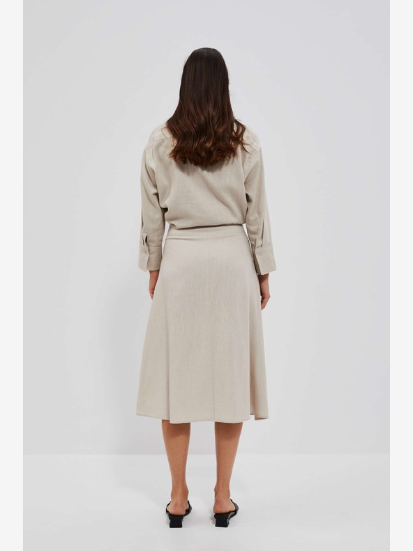 Moodo Moodo Beige Damenrock