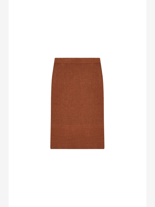 Moodo Brauner Damen-Sweatpants-Rock Moodo