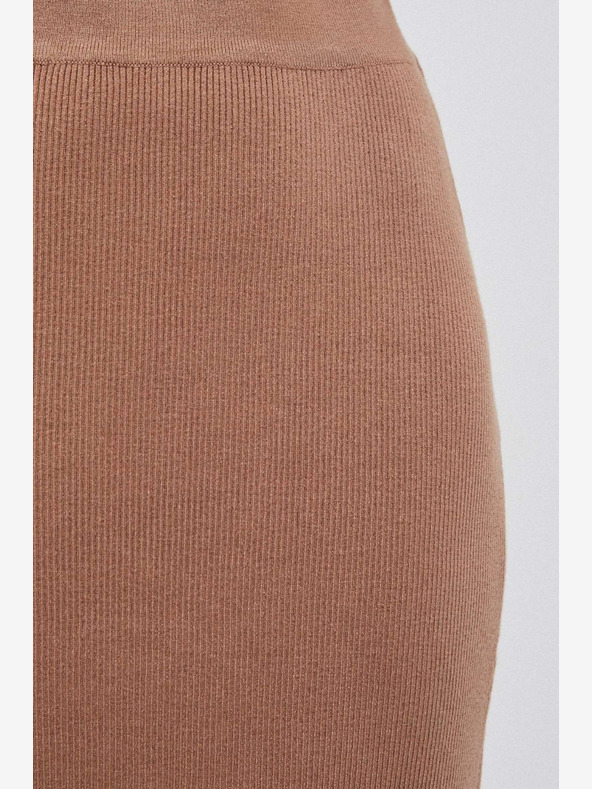Moodo Brauner Damen-Sweatpants-Rock Moodo
