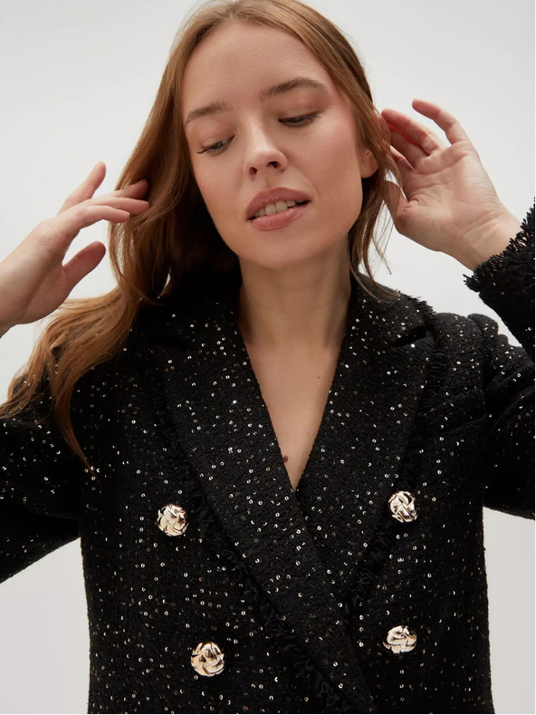 Moodo Schwarze Damenjacke Moodo