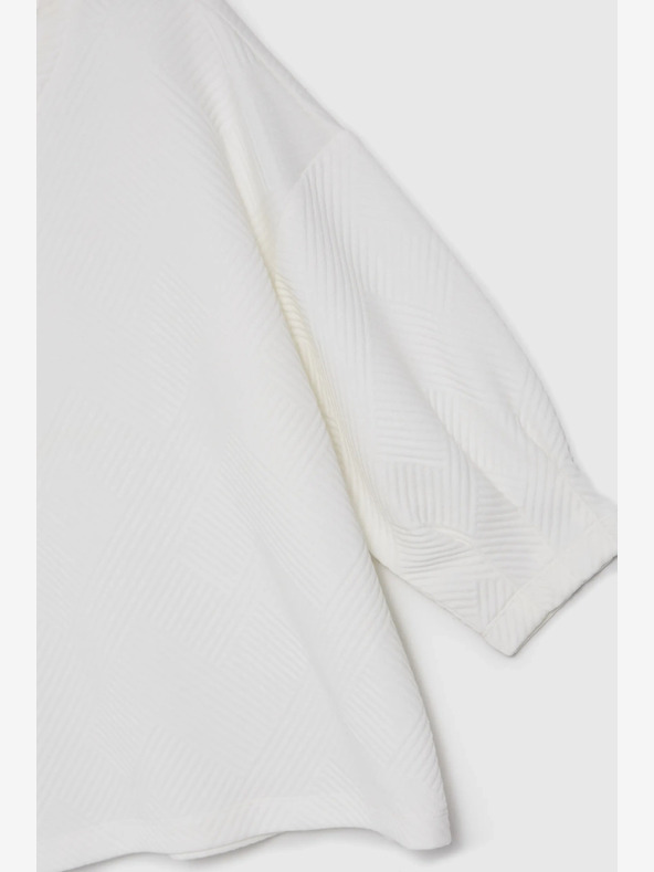 Moodo Weißer Damen-Kapuzenpullover Moodo