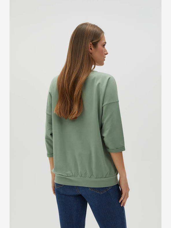 Moodo Grünes Damen-Sweatshirt Moodo
