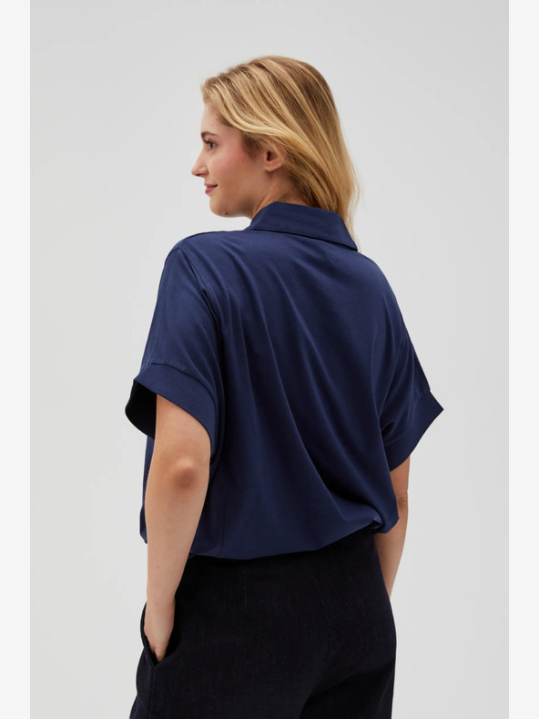 Moodo Dunkelblaues Damenhemd von Moodo
