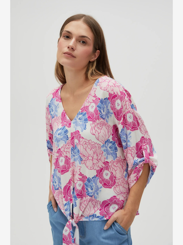 Moodo Damen Bluse Floral Moodo
