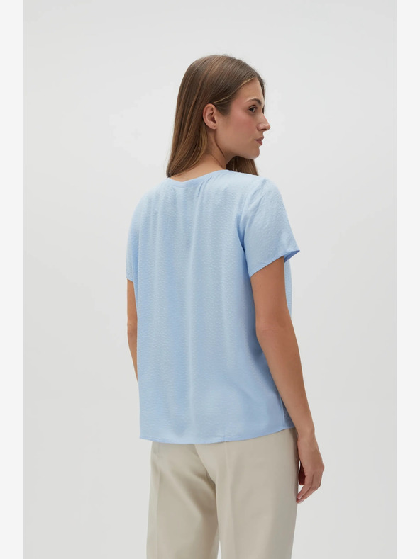 Moodo Hellblaue Damenbluse Moodo