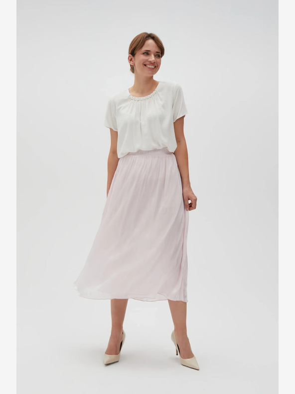 Moodo Weiß Damen Bluse Moodo