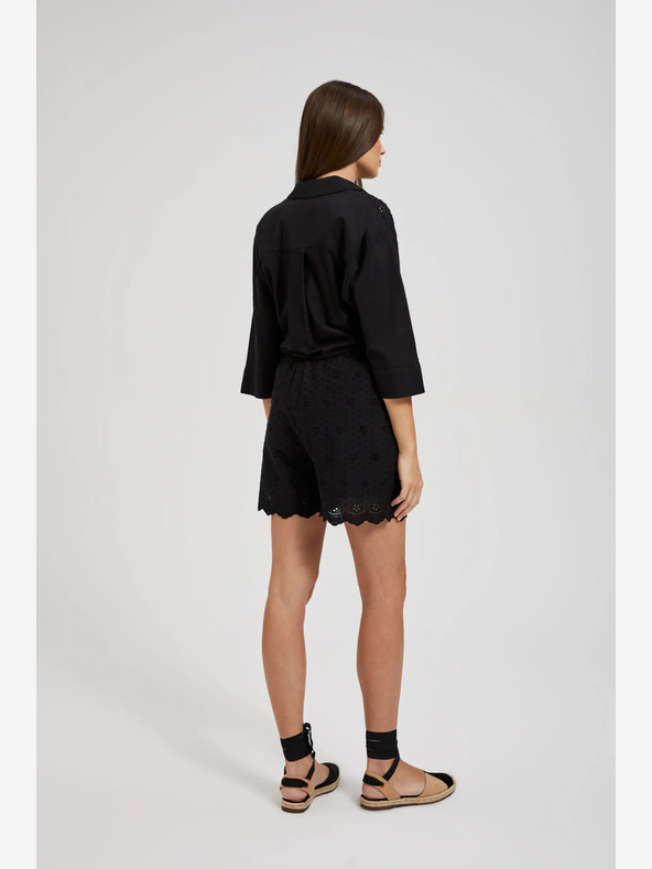 Moodo Schwarze Moodo Shorts für Frauen