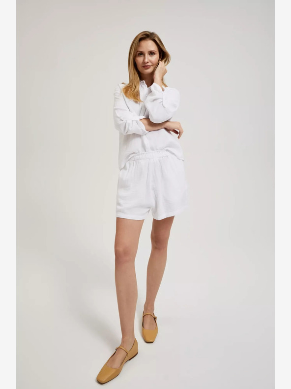 Moodo Weiße Damen Moodo Shorts