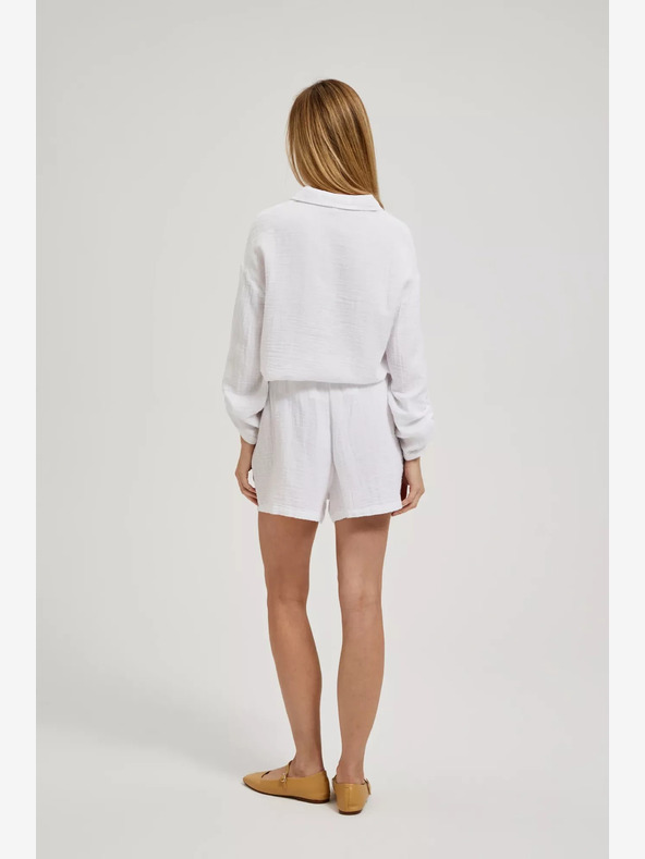 Moodo Weiße Damen Moodo Shorts