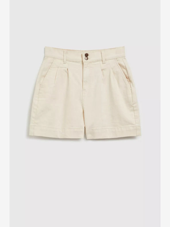 Moodo Beige Damen Shorts Moodo