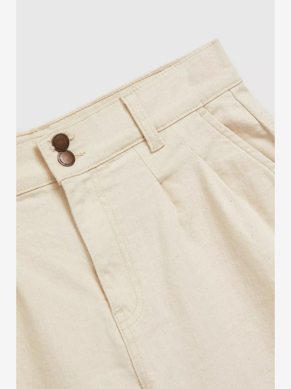 Moodo Beige Damen Shorts Moodo