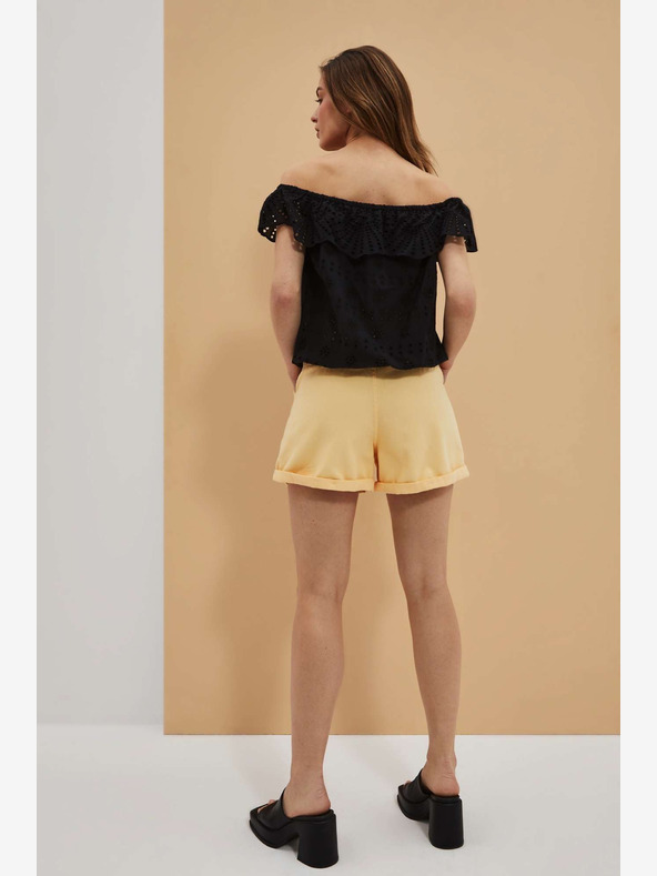 Moodo Gelbe Moodo Shorts für Frauen