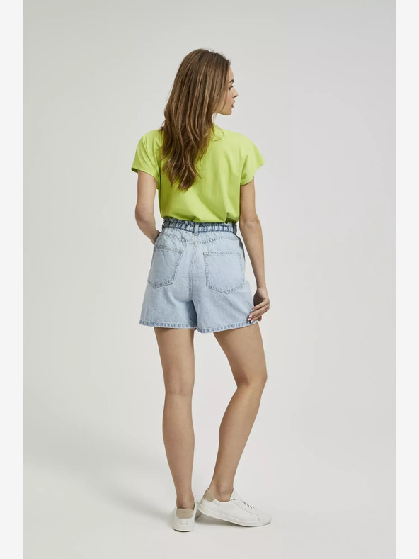 Moodo Hellblaue Damen Denim Shorts Moodo
