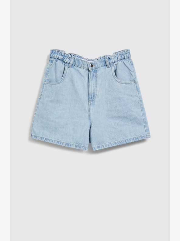 Moodo Hellblaue Damen Denim Shorts Moodo
