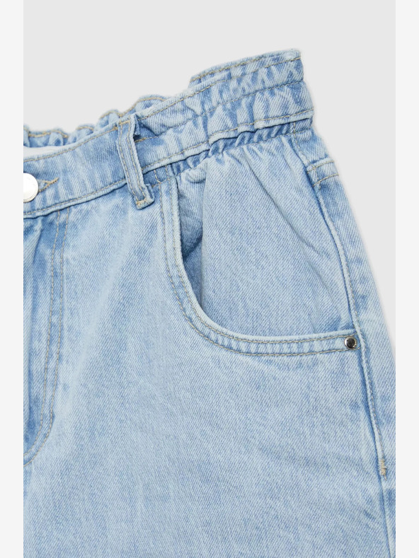 Moodo Hellblaue Damen Denim Shorts Moodo