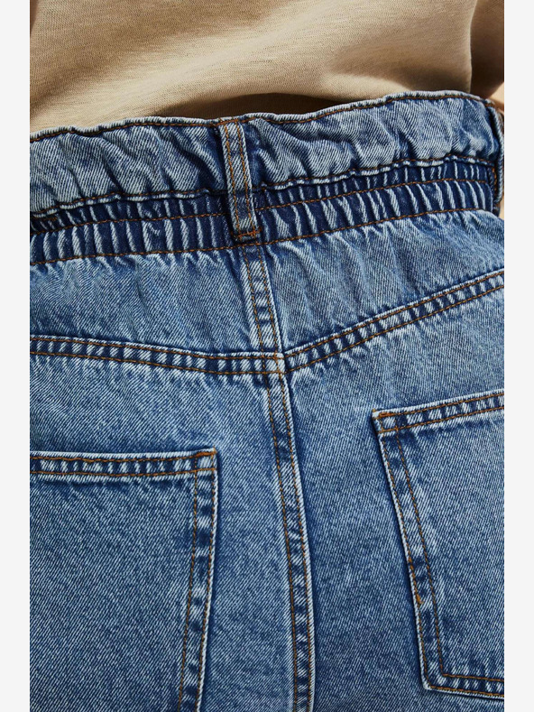 Moodo Blaue Damen Denim Shorts Moodo