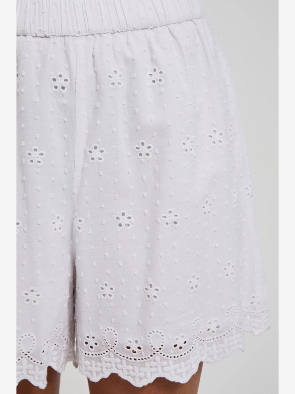 Moodo Weiße Damen Moodo Shorts