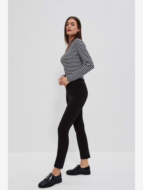 Moodo Schwarze Damenhosen Moodo