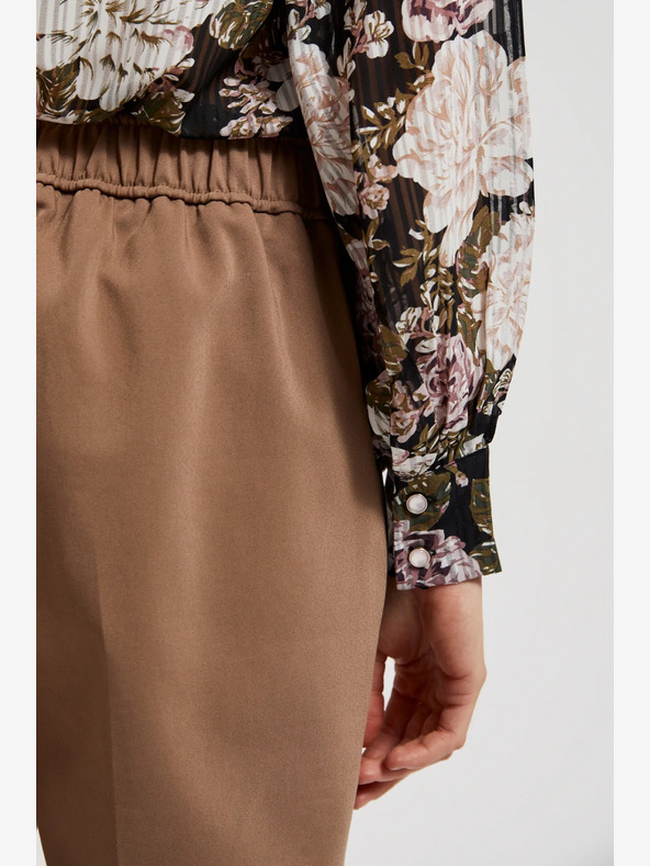 Moodo Braune Damenhosen Moodo