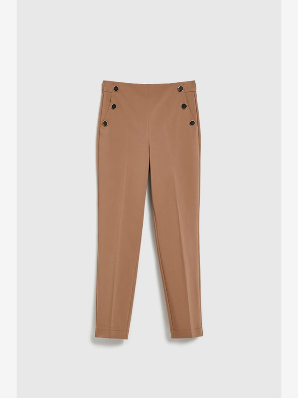 Moodo Braune Damenhosen Moodo
