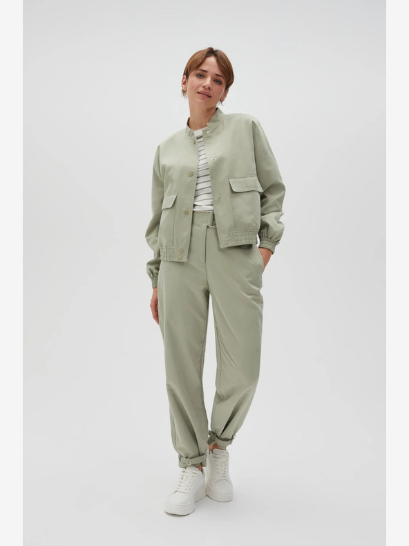 Moodo Hellgrüne Damenhosen Moodo