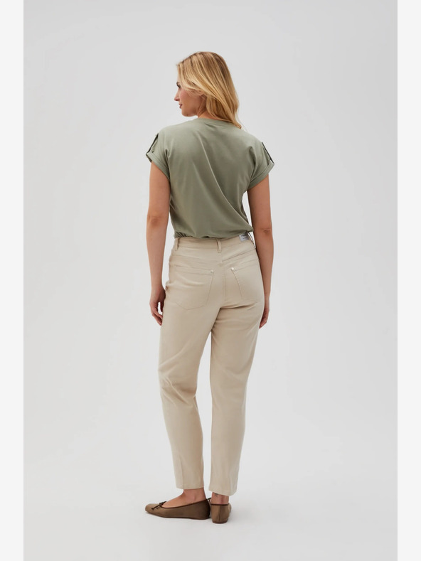 Moodo Damen Hose beige Moodo