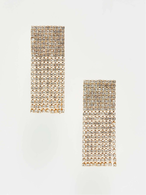 Moodo Goldfarbene Damen-Ohrringe Moodo