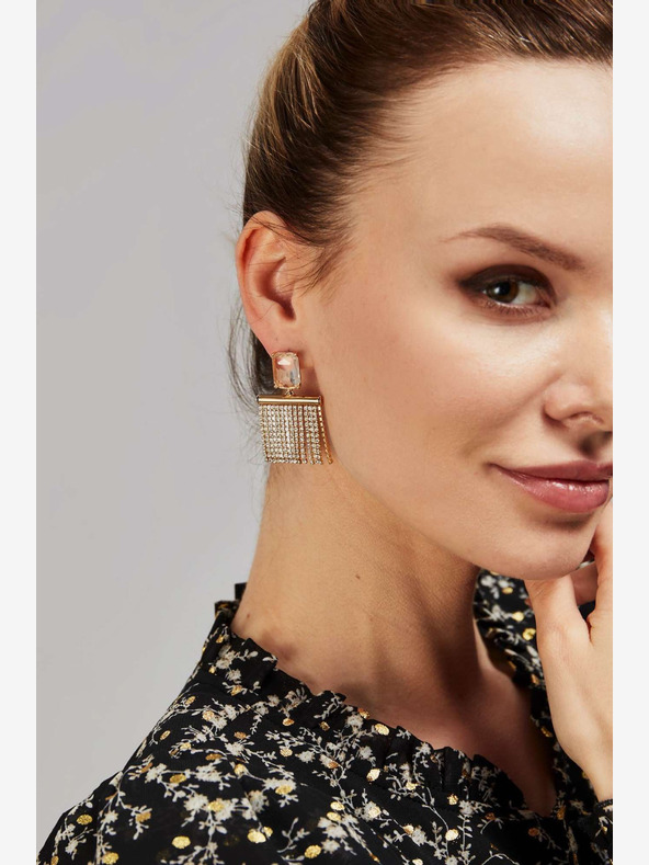 Moodo Goldfarbene Damen-Ohrringe Moodo