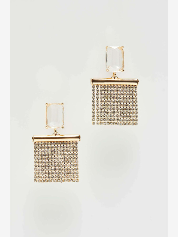 Moodo Goldfarbene Damen-Ohrringe Moodo